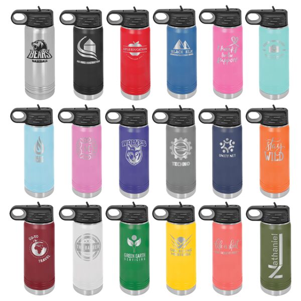 Premium Polar Camel 20oz Water Bottle - 12 Pack Thumbnail